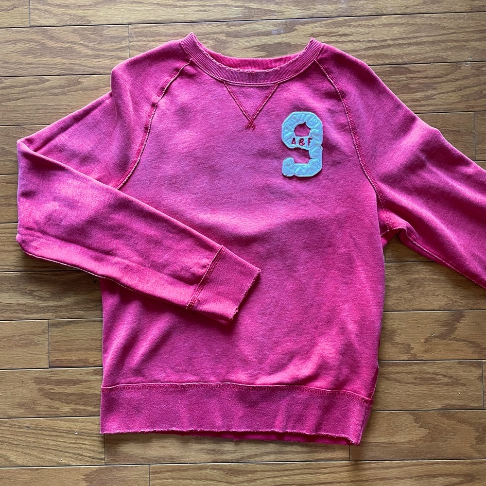 Abercrombie & Fitch distressed sweatshirt size small